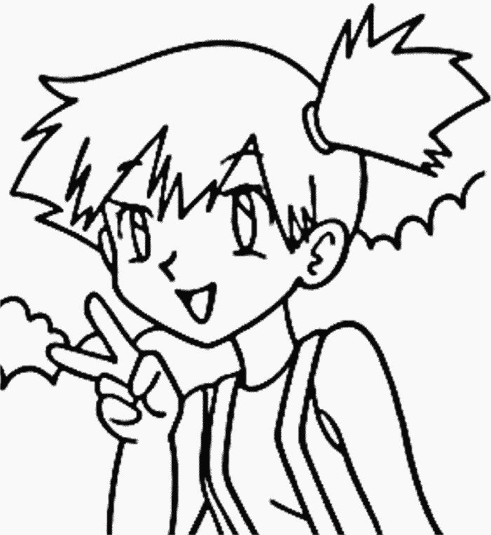 Plansa de colorat cu Pokemon 13 5